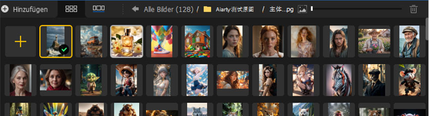 Aiarty Image Enhancer Image List Panel