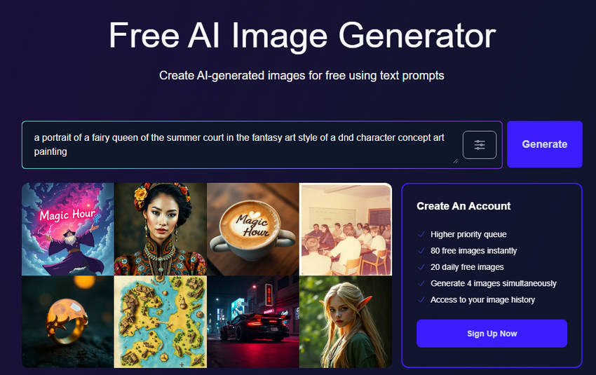 AI Art Generator Free Magic Hour