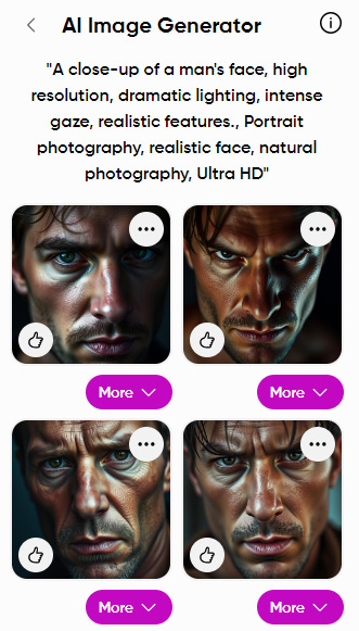 Picsart AI create AI face