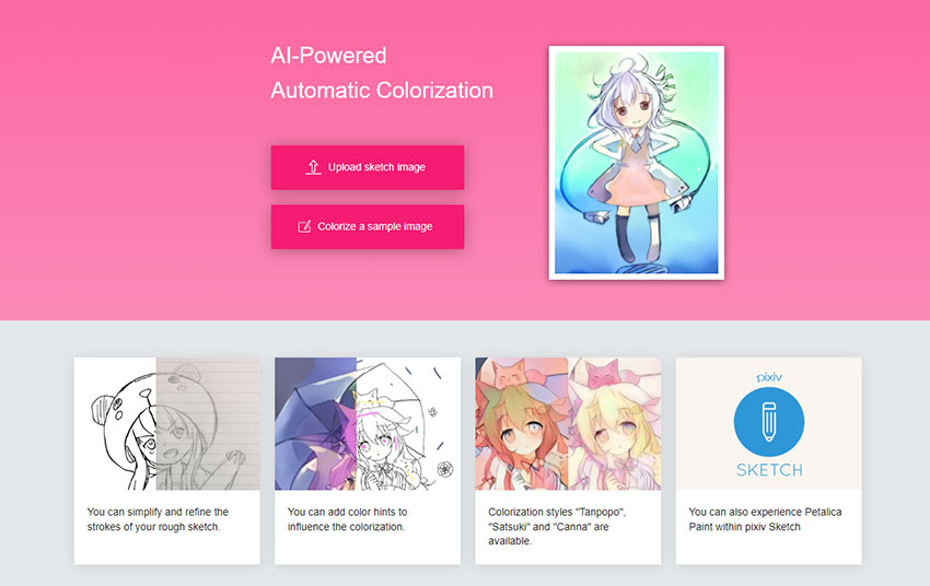 Best Anime AI Art Generator PaintsChainer