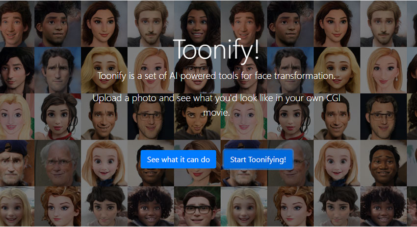 Toonify AI Anime Avatar Generator