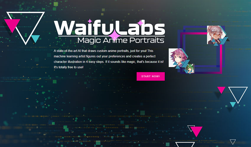 Waifu Labs AI Anime Art Generator