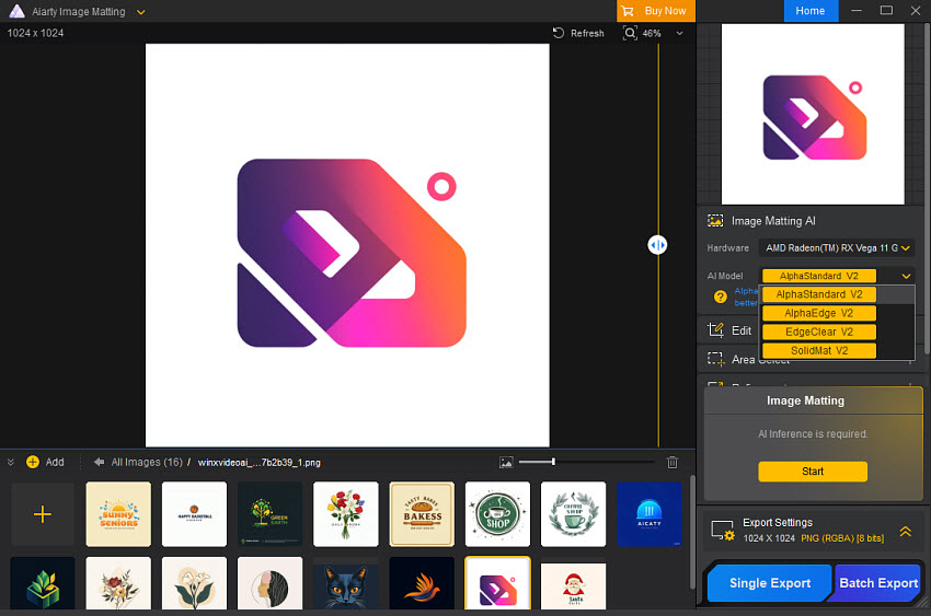 best transparent logo maker Aiarty