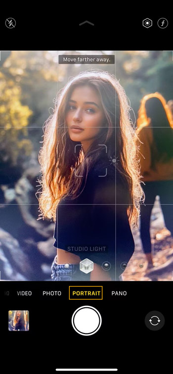 Use Portrait Mode to blur iPhone photo background