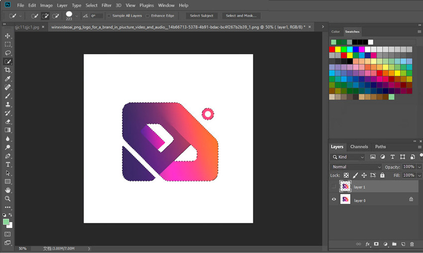 how to make logo transparent with photoshop