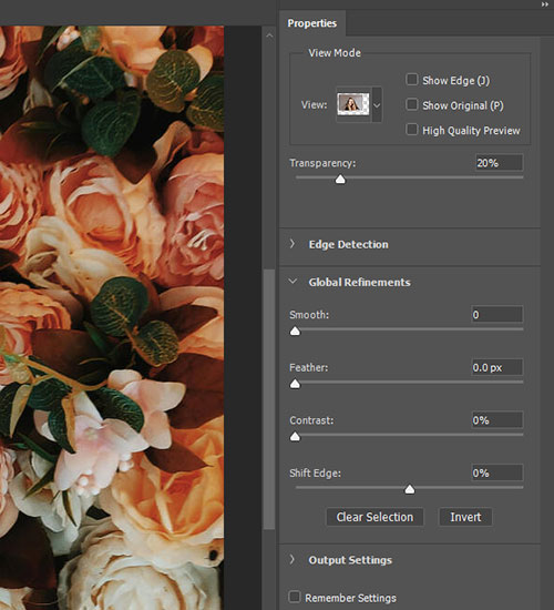 How to Blend Two Images with Photoshop - Properties