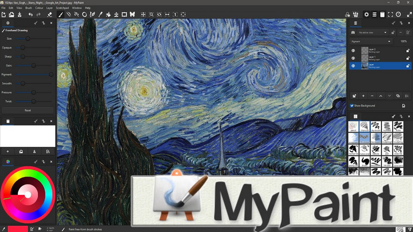 MyPaint Open Source Drawing Software