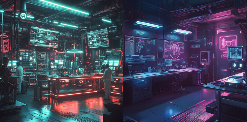  Digital Art Ideas - Retro 80s Sci-Fi