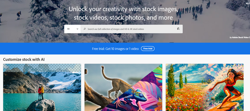  Digital Art Website - Adobe Stock