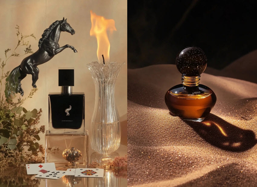 Commercial Photography Light Play Perfume