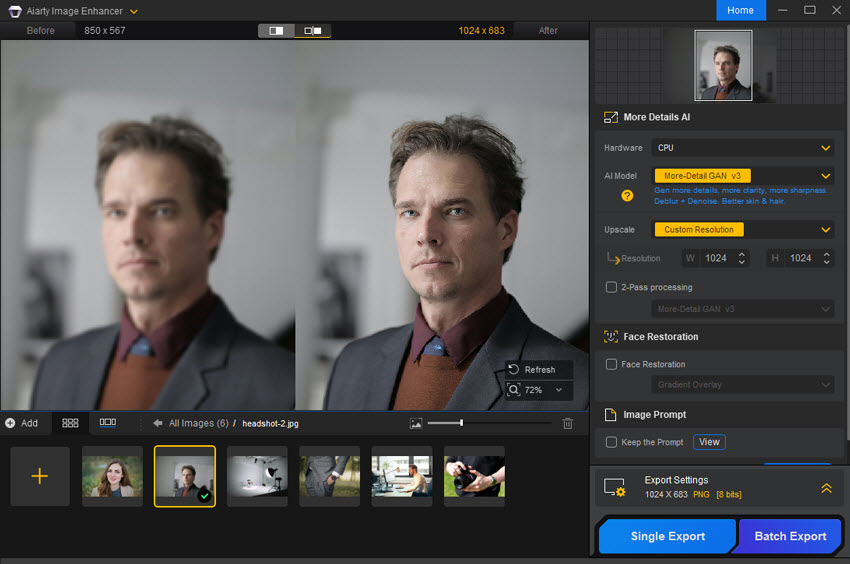 How to Take a Professional Headshot – Aiarty Image Enhancer