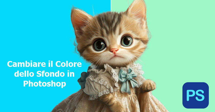 Cambia il colore dello sfondo in Photoshop